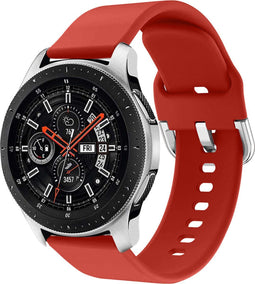 iMoshion Bandje Geschikt voor Samsung Gear S3 Frontier / Gear S3 Classic / Galaxy Watch (46mm) - iMoshion Siliconen bandje - Rood