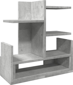 Bureau organiser 49x20x52,5 cm bewerkt hout betongrijs