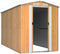 vidaXL - Tuinschuur - 192x357x223 - cm - gegalvaniseerd - staal - lichtbruin