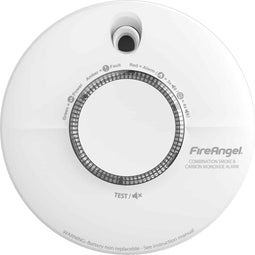 FireAngel SCB10-INT - Rook- en koolmonoxidemelder - 10 jaar batterij - Wit