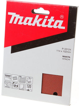 Makita - Schuurvel 114 x 102 mm - Aluminiumoxide - Korrel 120
