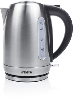 Princess 236018 - Waterkoker RVS 1,7L 2200W 360° draaibaar - Zilver