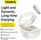 Baseus Bowie WM02 - In-ear Oordopjes met Microfoon - Bluetooth 5.3 - Wit