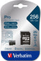 Verbatim Pro - microSDXC 256GB - UHS-Class 3 - 4K-video-ondersteuning (incl. SD-adapter)