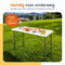 Goliving Inklapbare Tafel - Klaptafel - Weerbestendig - 122 x 60 x 74 cm - Wit