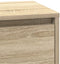 vidaXL - Nachtkastje - met - LED - in - Sonoma - Eiken - 39x34,5x65 - cm - - - Geengineerd - Hout