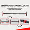 Zoluko Professionele Pull Up Bar - 200kg Draagkracht - Eenvoudige Bevestiging - Zwart/Rood