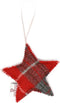 Kerstboom hanger tartan - ster - rood - Caroline Wolfe Murray