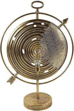 Tafellamp Cupido goud - rond metaal 17 x 42 x 59 cm