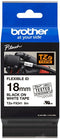 Brother TZE-FX241 - Printerlabel - Zwart op wit