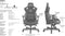 AndaSeat Kaiser 3 - Ergonomische Gamestoel - Magnetisch Nekkussen - Verstelbare Lendensteun - Grijs