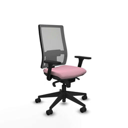 Piqueras y Crespo 3D066N0 - Bureaustoel - Verstelbare hoogte met armleuning en hoofdsteun - Roze