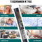 Homewell Isolerende HR Raamfolie - Statisch Zonwerende folie met Spiegeleffect - Zwart 25% (120x300cm)