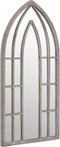 vidaXL - Spiegel - 100x45 - cm - ijzer - zandkleurig