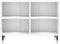 vidaXL - Tv-meubel - 69,5x30x50 - cm - bewerkt - hout - wit