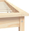 vidaXL - Bedframe - massief - grenenhout - 150x200 - cm