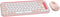 Logitech Pop Icon Combo - Draadloos Toetsenbord en Muis - Qwerty ES - Roze/Wit