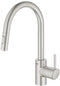 GROHE Concetto - Keukenkraan - Uittrekbare handdouche 2 straalsoorten - RVS (supersteel)
