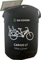 DS COVERS CARGO LONGTAIL - Bakfietshoes - 100% waterdicht - 300D Oxford - Zwart