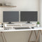 vidaXL - Monitorstandaard - 100x27x14 - cm - massief - grenenhout - grijs