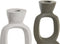 Kroonkandelaar DKD Home Decor 14,5 x 7 x 37 cm Aluminium Wit Groen (2 Stuks)