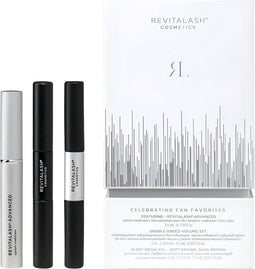 RevitaLash Celebrating Fan Favorites Set - Wimperserum, Mascara & Brow Gel - Limited Edition - 3 Delig