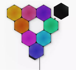 Nanoleaf Shapes - Hexagons Starter Kit - 9 Panelen - Ultra Black