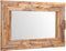 vidaXL - Decoratieve - spiegel - rechthoekig - 90x60 - cm - teakhout