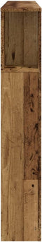 vidaXL - Hoofdbordkast - 160x18,5x103,5 - cm - bewerkt - hout - oud - houtkleurig