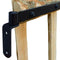 vidaXL - Poort - enkel - 100x100 - cm - hazelaarhout