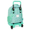 Schoolrugzak met Wielen Safta Cuore Munt 33 x 45 x 22 cm