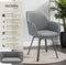 tectake® Draaibare Eetkamerstoel Alicon - Gestoffeerd - Comfortabele 360° Draaiing