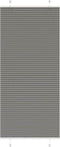 vidaXL - Plissé - rolgordijn - 100x200 - cm - stofbreedte - 99,4 - cm - antraciet
