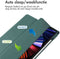 imoshion Tablet Hoes - Geschikt voor iPad Pro 12.9 (2022) / Pro 12.9 (2021) / Pro 12.9 (2020) / Pro 12.9 (2018) - Trifold Hardcase Bookcase - Groen