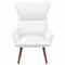 vidaXL Fauteuil - Kunstleer - 69 x 74 x 93 cm - Wit