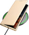 Dux Ducis - Geschikt voor Samsung Galaxy S23 Ultra - Slim bookcase hoesje - Goud