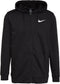 Nike Dri-FIT Fleece Full Zip Sportvest Heren - Maat 2XL - Katoen - Zwart (2XL)