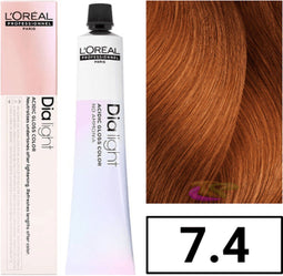 Dye No Ammonia L'Oreal Professionnel Paris Dia Light Nº 7.4 (50 ml)