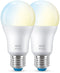 WiZ A60 - Slimme Lamp E27 - Instelbaar Wit Licht (2 stuks)