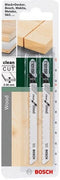 Bosch T101BR - Decoupeerzaagblad HCS - Tandenverdeling 2,5 mm - 100 mm lengte