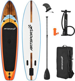 Juskys Opblaasbaar SUP Board - Beach Rocker - Incl. toebehoren