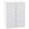 vidaXL - Sieradendoosje - 10-laags - met - horlogehouders - 29x20,5x40,5 - cm - wit