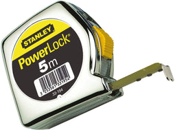 STANLEY Powerlock Rolbandmaat 5m - 19mm - Mylar®-deklaag - Verchroomd