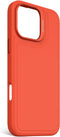 DECODED Siliconen Stacks Hoesje Geschikt voor iPhone 16 Pro Max - Premium Soft-Touch Materiaal - Antibacteriële Coating - Geschikt voor MagSafe - Tangerine Oranje