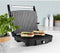 Tristar Contactgrill XL GR-2853 - Panini Grill - Tafel Grill - Tosti-ijzer - Regelbare thermostaat - 2000W - RVS/Zwart