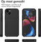 imoshion Hoesje Geschikt voor iPhone 15 Plus Hoesje - Ruimte voor 2 pasjes - imoshion Backcover met pasjeshouder - Zwart