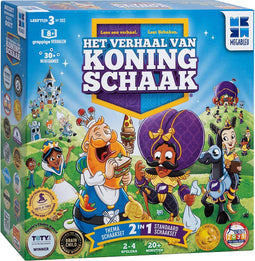 Megableu Het Verhaal van Koning Schaak - Educatief Bordspel - Leer Schaken op een Leuke Manier - Winnaar Speelgoed van het Jaar (2022)