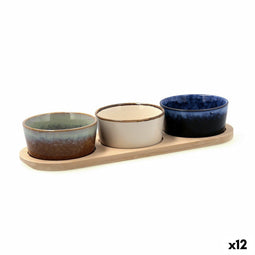 Bidasoa Moana - Set voor voorgerechtjes - Keramisch 29 x 10 x 4,5 cm Multicolour (12 stuks)