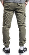 JACK & JONES JPSTPAUL JJFLAKE 542 - Cargo broek - Slim fit - Olijf groen