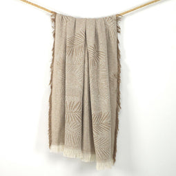 Deken Alexandra House Living Palma Beige 125 x 180 cm